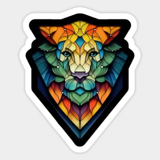 Glasswork lion Sticker